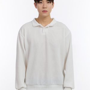 Men's Essential Collared Sweatshirt IM525