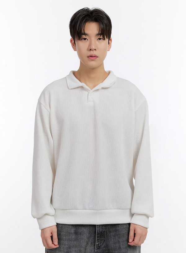 Men's Essential Collared Sweatshirt IM525