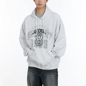 Men's Relaxed Fit Graphic Hoodie ID502